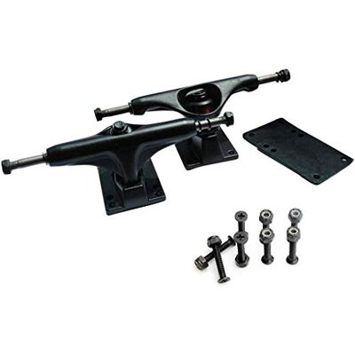 POFET 12,7 cm Skateboard Trucks met Houder van Aluminiumlegering, Skateboard Deck, Deck Pakking, Unisex Volwassen Spijker Set POFET 12,7 cm Skateboard Trucks met Houder van Aluminiumlegering, Skateboard Deck, Deck Pakking, Unisex Volwassen Spijker Set