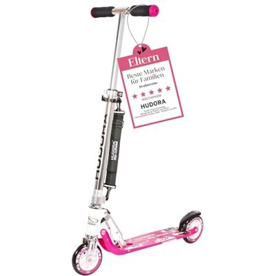 HUDORA BigWheel Scooter 125, veilige en hoogwaardige aluminium step voor kinderen, in hoogte verstelbaar tot 100 kg, stabiele opvouwbare step met draagriem HUDORA BigWheel Scooter 125, veilige en hoogwaardige aluminium step voor kinderen, in hoogte verstelbaar tot 100 kg, stabiele opvouwbare step met draagriem