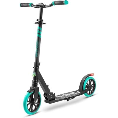 SereneLife Freestyle step, step voor volwassenen en jongeren, in hoogte verstelbaar, all-terrain scooter met grote wielen en vering, eenvoudig manoeuvreren en opvouwbaar SereneLife Freestyle step, step voor volwassenen en jongeren, in hoogte verstelbaar, all-terrain scooter met grote wielen en vering, eenvoudig manoeuvreren en opvouwbaar