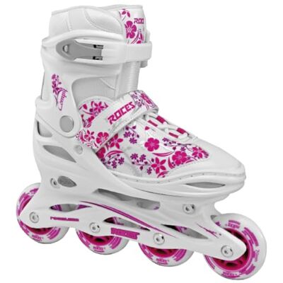 ROCES Compy 8.0 Girl inlineskates voor meisjes, verstelbare maat, rolschaatsen, kinderen, wit en ROCES Compy 8.0 Girl inlineskates voor meisjes, verstelbare maat, rolschaatsen, kinderen, wit en