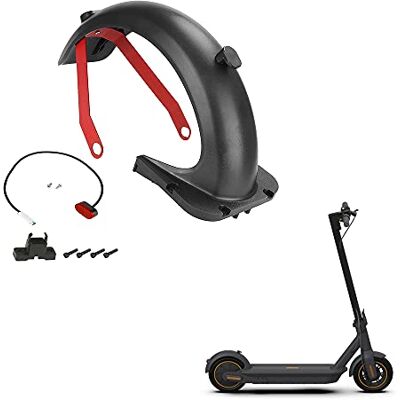 Fututech Achterspatbord + licht + houder achterspatbord voor Segway Ninebot Max G30/G30D reserveonderdelen step accessoires elektrische scooter (combo2) Fututech Achterspatbord + licht + houder achterspatbord voor Segway Ninebot Max G30/G30D reserveonderdelen step accessoires elektrische scooter (combo2)