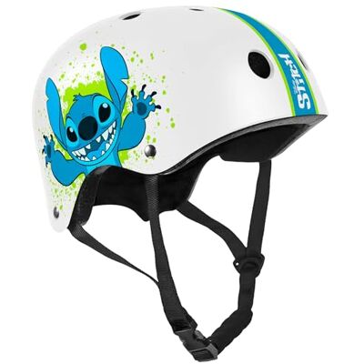 Stamp Stitch Skate helm, uniek, ST626102, wit, 53-57 cm hoofdomtrek Stamp Stitch Skate helm, uniek, ST626102, wit, 53-57 cm hoofdomtrek