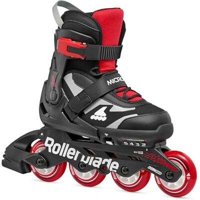 Rollerblade Microblade 2025 Inlineskates, zwart/rood Rollerblade Microblade 2025 Inlineskates, zwart/rood