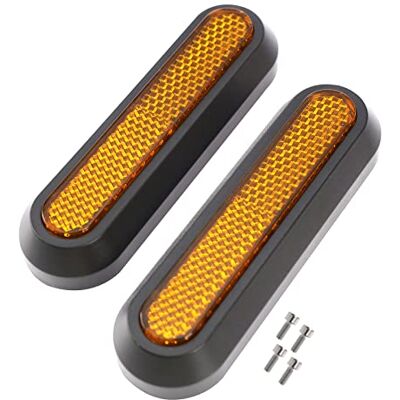 ECSiNG 2 stuks achterwielreflectoren voor Xiaomi M365 Essential 1S Pro 2 elektrische scooter ECSiNG 2 stuks achterwielreflectoren voor Xiaomi M365 Essential 1S Pro 2 elektrische scooter