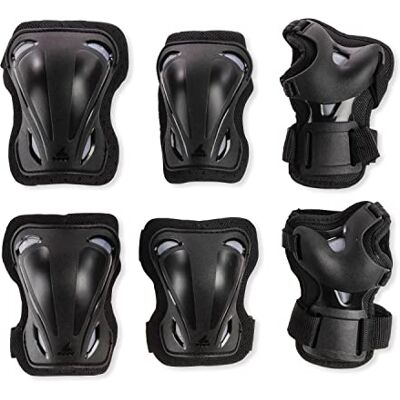 Rollerblade Uniseks Skates Gear 3 Pack Protective Black Rollerblade Uniseks Skates Gear 3 Pack Protective Black