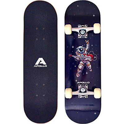 Apollo Skateboard voor kinderen, compleet klein board met ABEC 3 kogellagers en aluminium assen, cool design voor kinderen, cruiser board voor meisjes en jongens, skateboard voor Apollo Skateboard voor kinderen, compleet klein board met ABEC 3 kogellagers en aluminium assen, cool design voor kinderen, cruiser board voor meisjes en jongens, skateboard voor