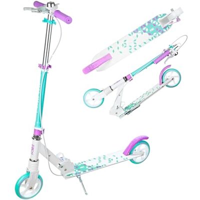 Raven Step voor kinderen, volwassenen step Freestyle step opvouwbaar, ABEC-9 kogellagers, 4-voudig verstelbaar stuur Raven Step voor kinderen, volwassenen step Freestyle step opvouwbaar, ABEC-9 kogellagers, 4-voudig verstelbaar stuur