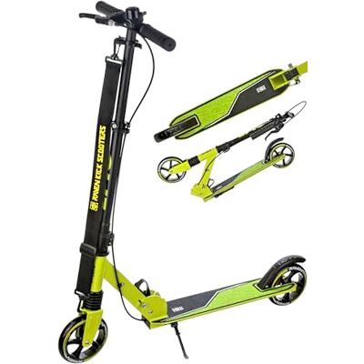 Raven Step voor kinderen, volwassenen step Freestyle step opvouwbaar, ABEC-9 kogellagers, 4-voudig verstelbaar stuur Raven Step voor kinderen, volwassenen step Freestyle step opvouwbaar, ABEC-9 kogellagers, 4-voudig verstelbaar stuur