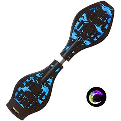 Sumeber Waveboard Kinderen Street Surfing Caster Torsion Skateboard Double Decks voor Wave/Surf Waveboard/Castor Board met lichtgevende wielen voor kinderen/jongeren Planche à roulettes, Équilibre et glisse Sumeber Waveboard Kinderen Street Surfing Caster Torsion Skateboard Double Decks voor Wave/Surf Waveboard/Castor Board met lichtgevende wielen voor kinderen/jongeren Planche à roulettes, Équilibre et glisse