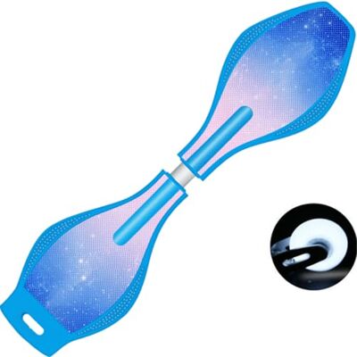 ERNAN Waveboard met led-wielen, waveboard voor kinderen, street surf, wielen torsie, skateboard, dubbel dek casterboards voor kinderen/jongeren ERNAN Waveboard met led-wielen, waveboard voor kinderen, street surf, wielen torsie, skateboard, dubbel dek casterboards voor kinderen/jongeren