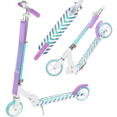 Raven Step voor kinderen, volwassenen step Freestyle step opvouwbaar, ABEC-9 kogellagers, 4-voudig verstelbaar stuur Raven Step voor kinderen, volwassenen step Freestyle step opvouwbaar, ABEC-9 kogellagers, 4-voudig verstelbaar stuur