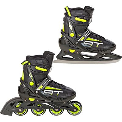 Raven Rolschaatsen voor kinderen, meisjes, jongens, volwassenen, kinderen, 2-in-1 rolschaatsen met schaatsen, verstelbaar beroep Raven Rolschaatsen voor kinderen, meisjes, jongens, volwassenen, kinderen, 2-in-1 rolschaatsen met schaatsen, verstelbaar beroep
