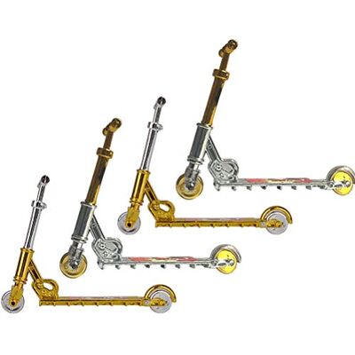Hiraith Finger Trottinette, 4pcs Mini Skate Doigt Skateboard Scooter Jouets Fingerboard Jouet de Cerveau pour Enfant TDAH et Dépression Hiraith Finger Trottinette, 4pcs Mini Skate Doigt Skateboard Scooter Jouets Fingerboard Jouet de Cerveau pour Enfant TDAH et Dépression