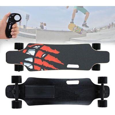 Pfps Skateboard électrique Avec Télécommande, Plateau En érable à 7 Couches, Autonomie De 15KM, Skateboard Complet De 81X20CM Pour Débutants Et Riders Confirmés Adultes F Pfps Skateboard électrique Avec Télécommande, Plateau En érable à 7 Couches, Autonomie De 15KM, Skateboard Complet De 81X20CM Pour Débutants Et Riders Confirmés Adultes F