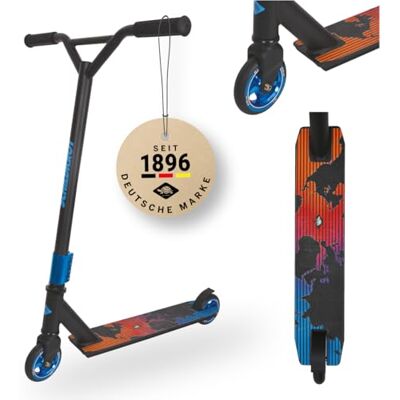 Schildkröt Stunt Untwist Scooter met aluminium velg, 100 mm PU-wielen, voor leuke trucs en stunts Schildkröt Stunt Untwist Scooter met aluminium velg, 100 mm PU-wielen, voor leuke trucs en stunts