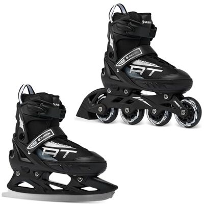 Raven Rolschaatsen voor kinderen, meisjes, jongens, volwassenen, kinderen, 2-in-1 rolschaatsen met schaatsen, verstelbaar beroep Raven Rolschaatsen voor kinderen, meisjes, jongens, volwassenen, kinderen, 2-in-1 rolschaatsen met schaatsen, verstelbaar beroep