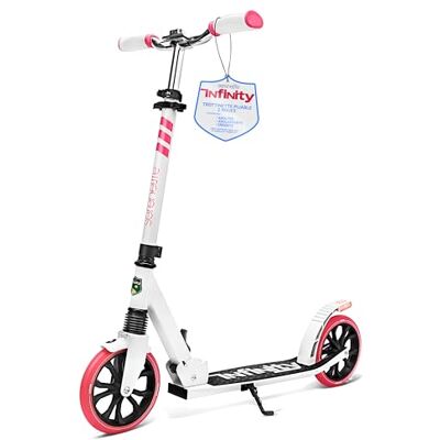 SereneLife Freestyle step, step voor volwassenen en jongeren, in hoogte verstelbaar, all-terrain scooter met grote wielen en vering, eenvoudig manoeuvreren en opvouwbaar SereneLife Freestyle step, step voor volwassenen en jongeren, in hoogte verstelbaar, all-terrain scooter met grote wielen en vering, eenvoudig manoeuvreren en opvouwbaar