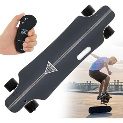 pedenencelia Skateboards Électriques/Longboards Électriques-Pour Adultes Avec Télécommande Lcd Améliorée,Moteur Sans Balais 700 W,Charge 150 Kg,Régulateur Vitesse,Autonomie 15-30 Km (En Option) (dualdrive)16km pedenencelia Skateboards Électriques/Longboards Électriques-Pour Adultes Avec Télécommande Lcd Améliorée,Moteur Sans Balais 700 W,Charge 150 Kg,Régulateur Vitesse,Autonomie 15-30 Km (En Option) (dualdrive)16km