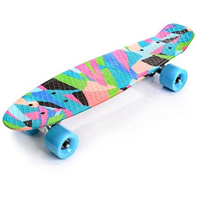 meteor Mini Cruiser Skateboard voor kinderen, retro vintage skateboard voor meisjes en jongens, kickboard met wielen meteor Mini Cruiser Skateboard voor kinderen, retro vintage skateboard voor meisjes en jongens, kickboard met wielen