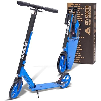 Apollo Artemis City Roller – in hoogte verstelbare step voor kinderen, jongeren en volwassenen, step met grote wielen, citystep, handig, opvouwbaar voor kinderen vanaf 6 jaar Apollo Artemis City Roller – in hoogte verstelbare step voor kinderen, jongeren en volwassenen, step met grote wielen, citystep, handig, opvouwbaar voor kinderen vanaf 6 jaar