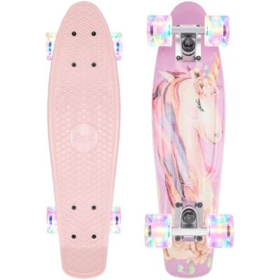 KMX Skateboard Mini Cruiser 22 en 27 inch voor kinderen en volwassenen Compact formaat voor jongens, meisjes, kinderen, studenten, volwassenen. Vloeibare lagers, PU-wielen, aluminium trucks KMX Skateboard Mini Cruiser 22 en 27 inch voor kinderen en volwassenen Compact formaat voor jongens, meisjes, kinderen, studenten, volwassenen. Vloeibare lagers, PU-wielen, aluminium trucks