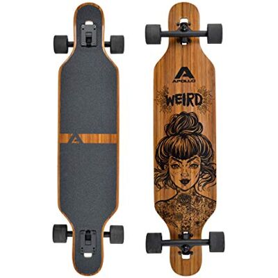 Apollo Complete longboard met ABEC High Speed Drop Through, Freeride, Skate, Cruiser Board Apollo Complete longboard met ABEC High Speed Drop Through, Freeride, Skate, Cruiser Board