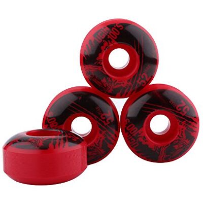 Alomejor Duurzame 52mm x 30mm CPU CPU-Cruiser Longboard Skateboard Skateboard Wielen 4 stks/Set (Rood) Alomejor Duurzame 52mm x 30mm CPU CPU-Cruiser Longboard Skateboard Skateboard Wielen 4 stks/Set (Rood)