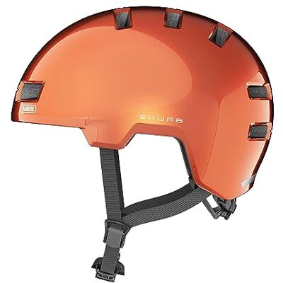 ABUS Skurb Robuuste fietshelm voor dagelijks gebruik, skaten, BMX of longboard, oranje, maat S ABUS Skurb Robuuste fietshelm voor dagelijks gebruik, skaten, BMX of longboard, oranje, maat S