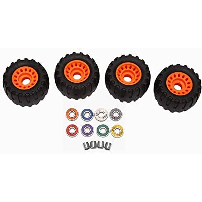 Herklotzn Offroad-skateboard Offroad longboard-wielen (4 met lager) Herklotzn Offroad-skateboard Offroad longboard-wielen (4 met lager)