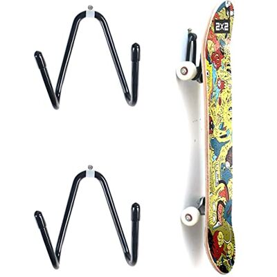 LATTCURE 2 stuks skateboardhouder met ophangschroeven voor skateboard, longboard, pennyboard, klassieke gitaar, wandhouder LATTCURE 2 stuks skateboardhouder met ophangschroeven voor skateboard, longboard, pennyboard, klassieke gitaar, wandhouder
