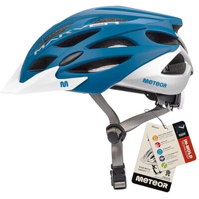 meteor MARVEN Fietshelm voor mountainbike en citybike, voor volwassenen en jongeren, uniseks, verstelbare sporthelm voor BMX, skaten, step, schaatsen, ontworpen voor de veiligheid van de gebruiker meteor MARVEN Fietshelm voor mountainbike en citybike, voor volwassenen en jongeren, uniseks, verstelbare sporthelm voor BMX, skaten, step, schaatsen, ontworpen voor de veiligheid van de gebruiker