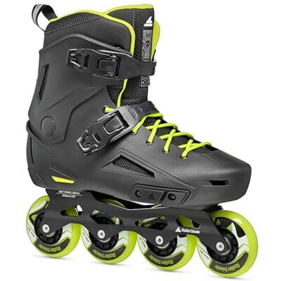 Rollerblade LIGHTNING Inline Skate 2024 zwart/limoen Rollerblade LIGHTNING Inline Skate 2024 zwart/limoen