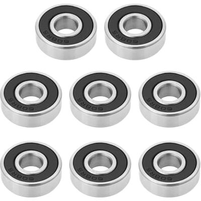 VGOL 8 stuks 608-2RS 22 mm keramische skateboardlagers van roestvrij staal hoge snelheid slijtvast gepantserd roestvrij staal voor skateboard wiel VGOL 8 stuks 608-2RS 22 mm keramische skateboardlagers van roestvrij staal hoge snelheid slijtvast gepantserd roestvrij staal voor skateboard wiel
