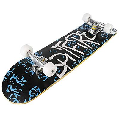 LANTUS Compleet skateboard voor kinderen, jongeren en volwassenen, beginners, Double Kick Maple Deck Concave Cruiser Skateboard met T-gereedschap LANTUS Compleet skateboard voor kinderen, jongeren en volwassenen, beginners, Double Kick Maple Deck Concave Cruiser Skateboard met T-gereedschap