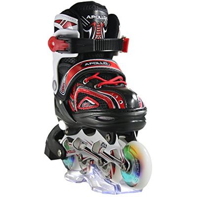 Apollo Super Blades, inlineskates voor dames en kinderen, verstelbare inlineskates voor volwassenen, meisjes en jongens, in de maten 31-42, led-inlineskates Apollo Super Blades, inlineskates voor dames en kinderen, verstelbare inlineskates voor volwassenen, meisjes en jongens, in de maten 31-42, led-inlineskates