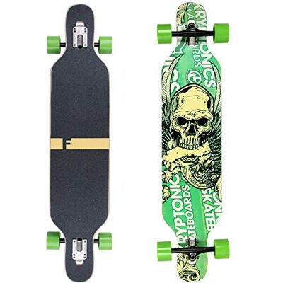 FunTomia Longboard met 3 flexibele niveaus Drop Through Cruiser Mach1 Speed kogellagers T-gereedschap FunTomia Longboard met 3 flexibele niveaus Drop Through Cruiser Mach1 Speed kogellagers T-gereedschap
