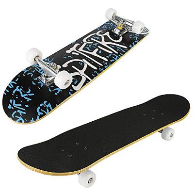 DDMINE Compleet skateboard 7 lagen esdoornhout, voorgemonteerd, longboard met ABEC-7-lagers voor jongeren en volwassenen DDMINE Compleet skateboard 7 lagen esdoornhout, voorgemonteerd, longboard met ABEC-7-lagers voor jongeren en volwassenen