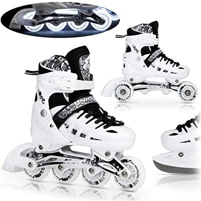 Nils Extreme NILS ABEC7 4-in-1 ijsschaatsen, maat 39-42 Nils Extreme NILS ABEC7 4-in-1 ijsschaatsen, maat 39-42