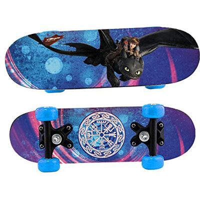 Joy Toy Dragons Mini-skateboard van hout, 43 x 12 x 8 cm Joy Toy Dragons Mini-skateboard van hout, 43 x 12 x 8 cm