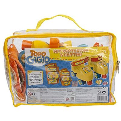 Grandi Giochi Topo Gigio 2000 schaatsen, oranje/geel/blauw Grandi Giochi Topo Gigio 2000 schaatsen, oranje/geel/blauw