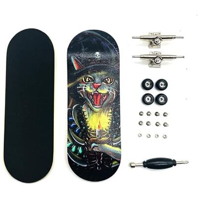 Generic Fingerboards Pro 5-laags professioneel mini-skateboard van hout met 34 mm rollende wielen Generic Fingerboards Pro 5-laags professioneel mini-skateboard van hout met 34 mm rollende wielen