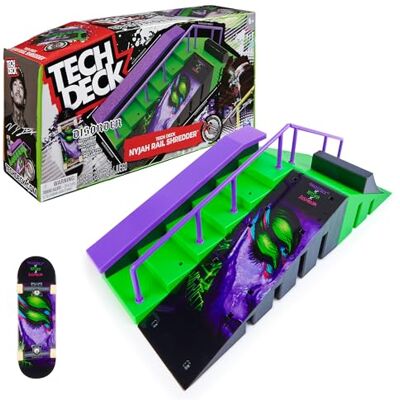 Tech Deck Nyjah Rail Shredder Skatepark X-Connect Track Personaliseerbaar skatepark met Fingerboard van Nyjah Huston Speelgoed voor kinderen vanaf 6 jaar + Cadeau voor kinderen vanaf 6 jaar Tech Deck Nyjah Rail Shredder Skatepark X-Connect Track Personaliseerbaar skatepark met Fingerboard van Nyjah Huston Speelgoed voor kinderen vanaf 6 jaar + Cadeau voor kinderen vanaf 6 jaar