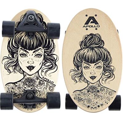 Apollo Barrel Board Cruiser pratique pour les trajets Rapide et compact Mini longboard pour les déplacements Parfait pour les débutants Planche intelligente pour la ville Pour enfants et Apollo Barrel Board Cruiser pratique pour les trajets Rapide et compact Mini longboard pour les déplacements Parfait pour les débutants Planche intelligente pour la ville Pour enfants et