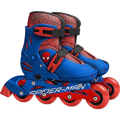 Stamp Spiderman Inlineskates met 4 wielen, verstelbare maat 30-33 Stamp Spiderman Inlineskates met 4 wielen, verstelbare maat 30-33