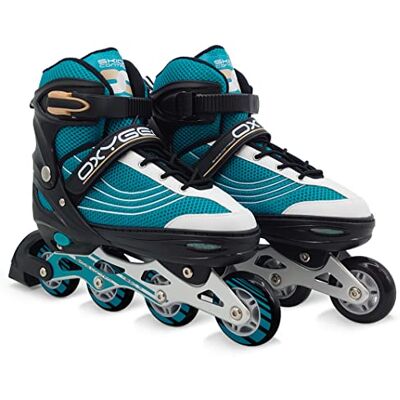 Stamp Verstelbare inlineskates, semi-zacht, SKIDS Control Oxygen T. 42-45, OX794303, blauw-zwart Stamp Verstelbare inlineskates, semi-zacht, SKIDS Control Oxygen T. 42-45, OX794303, blauw-zwart
