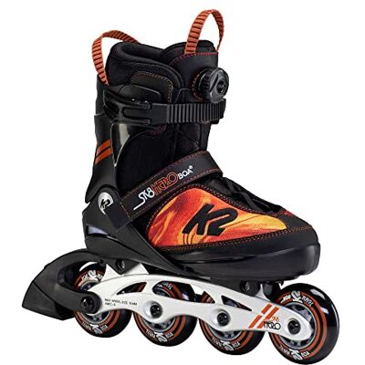 K2 SK8 HERO BOA ALU skates 2023, zwart/oranje, 35-40 K2 SK8 HERO BOA ALU skates 2023, zwart/oranje, 35-40