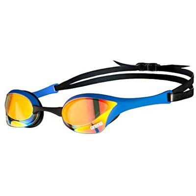 ARENA Unisex Cobra Ultra Swipe Mr voor volwassenen (Yell Swim Goggles, Yellow Copper-Blue ARENA Unisex Cobra Ultra Swipe Mr voor volwassenen (Yell Swim Goggles, Yellow Copper-Blue