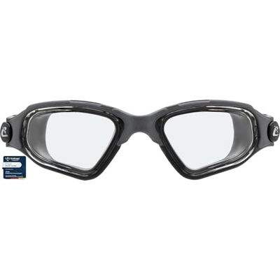 CRESSI Clear Eyes Goggles Zwart/Grijs – Unisex Pure Siliconen Zwembril met Molecular Anti-Fog Lens Treatment, Zwart/Grijze Clear Lens, One Size CRESSI Clear Eyes Goggles Zwart/Grijs – Unisex Pure Siliconen Zwembril met Molecular Anti-Fog Lens Treatment, Zwart/Grijze Clear Lens, One Size