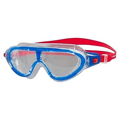 Speedo Biofuse Rift Junior zwembril, rood blauw, Eén maat Speedo Biofuse Rift Junior zwembril, rood blauw, Eén maat