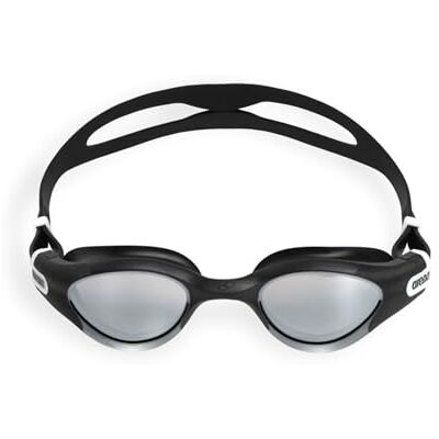 ARENA The One Plus Mirror Lunettes de natation unisexe avec verres miroir larges anti-UV, pont de nez auto-ajustable, sangle fendue réglable, joints anti-orbite, technologie anti-buée ARENA The One Plus Mirror Lunettes de natation unisexe avec verres miroir larges anti-UV, pont de nez auto-ajustable, sangle fendue réglable, joints anti-orbite, technologie anti-buée